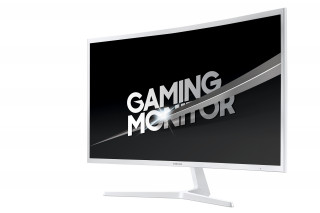 Samsung 31,5" C32JG51FDU LED 2HDMI Display port 144Hz ívelt kijelzős fehér monitor PC