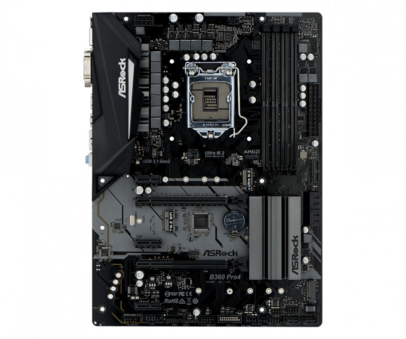 ASRock X470 Master SLI AMD X470 SocketAM4 ATX alaplap PC