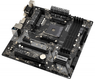 ASRock B450M PRO4 AMD B450 SocketAM4 mATX alaplap (90-MXB8F0-A0UAYZ) PC