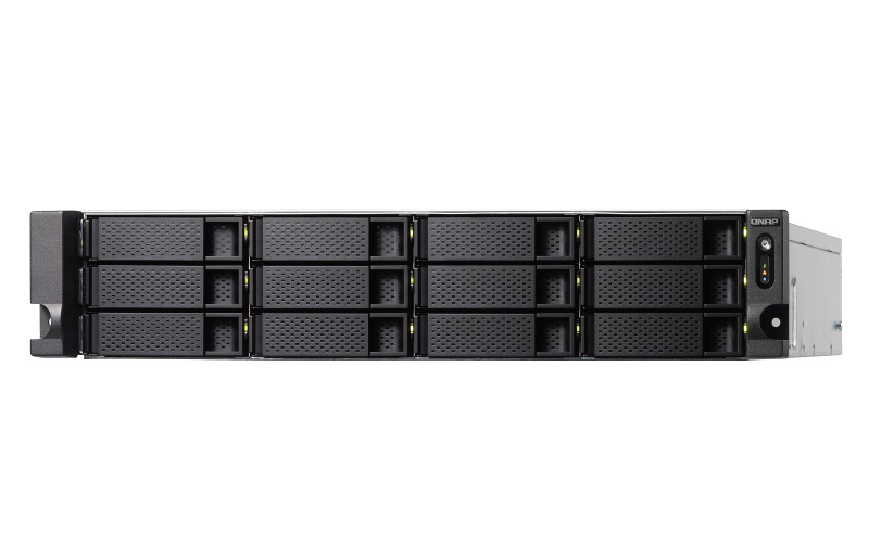 12-Bay NAS, Intel® Core™ i3-8100 4-core 3.6 GHz Processor, 4 GB UDIMM DDR4 (1 x PC