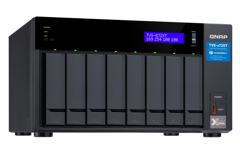 8-Bay NAS, Intel core i5-8400T 6-core 1.7 GHz Processor(max 3.3GHz), 16GB DDR4 R PC
