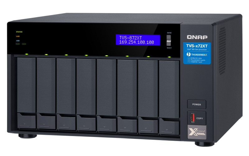 8-Bay NAS, Intel core i5-8400T 6-core 1.7 GHz Processor(max 3.3GHz), 16GB DDR4 R PC