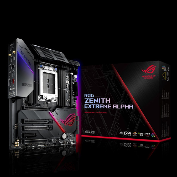 ASUS ROG ZENITH EXTREME ALPHA AMD X399 SocketTR4 E-ATX alaplap PC