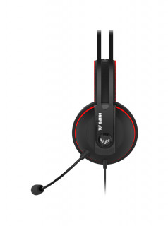 Asus TUF Gaming H7 Core Fekete-Piros Gamer Headset (90YH01QR-B1UA00) PC