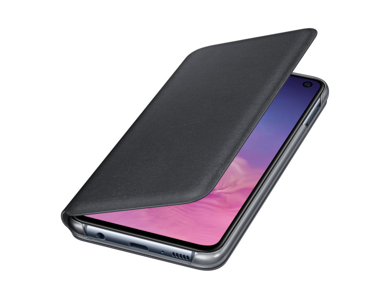 Samsung EF-NG970PBEG Galaxy S10e fekete LED view tok Mobil