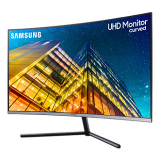 Samsung 31,5" U32R590C LED 4K HDMI Display port ívelt kijelzős kékes sötétszürke monitor PC