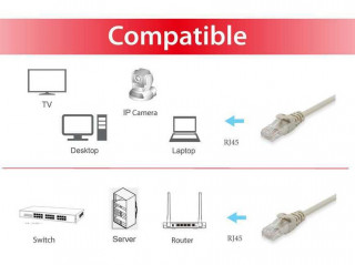 Equip Kábel - 625418 (UTP patch kábel, CAT6, bézs, 15m) PC