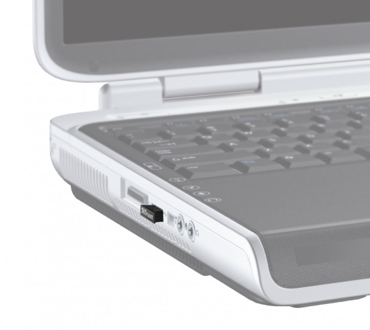 Trust Bluetooth Adapter - Manga (Bluetooth 4.0; micro méret; USB; fekete) PC