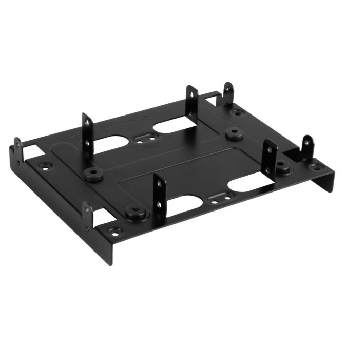 Sharkoon Beépíto Keret - 5.25" BayExtension Black (4x 2.5", vagy  1x 3.5" és 2x 2.5" HDD/SSD számára; 5,25" helyre) TV