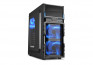 Sharkoon Számítógépház - VG5-W (fekete; kék belső; ATX,mATX; alsó táp; 1x120mm v.; 2xUSB3.0, I/O) thumbnail