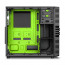 Sharkoon Számítógépház - VG4-W Green (fekete; zöld belso; ablakos; alsó táp; ATX,mATX; mITX; 2x120mm LED; 2xUSB3.0; I/O) thumbnail