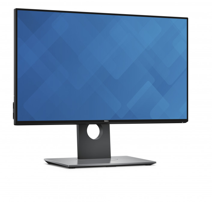 DELL U2417H 24" FHD monitor (HDMI, DP, mDP, Fekete) PC