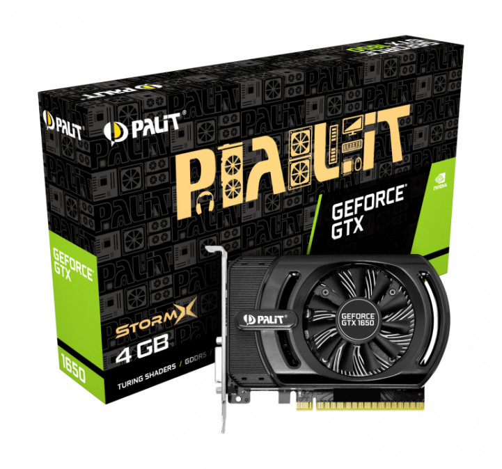 Palit GeForce GTX 1650 StormX 4GB DDR5 videokártya PC