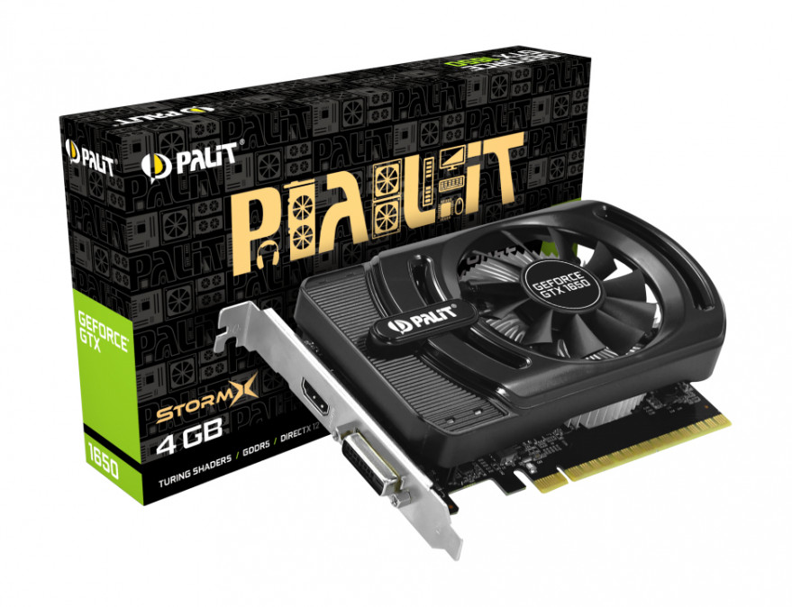 Palit GeForce GTX 1650 StormX 4GB DDR5 videokártya PC
