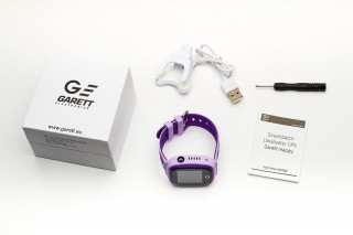 Garett Kids Happy lila GPS-es okosóra Mobil