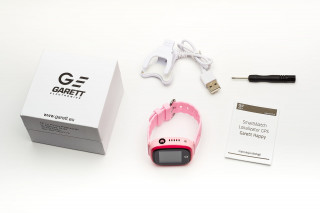 Garett Kids Happy rózsaszín GPS-es okosóra Mobil