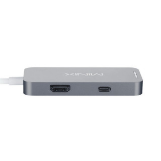 MINIX Átalakító - NEO C-HA (USB-C TO 4K @ 60Hz HDMI + 3.5mm AUDIO JACK ADAPTER) PC