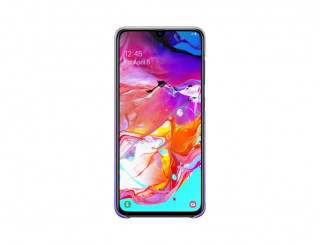 Samsung A705 Galaxy A70 Gradation Cover, gyári színátmenetes tok, ibolya, EF-AA705CV Mobil