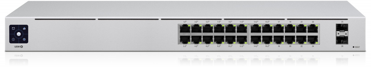 Ubiquiti UniFi USW-24-POE Gen2 24port GbE LAN 16x PoE+ 2xGbE SFP port L2 menedzselheto switch PC