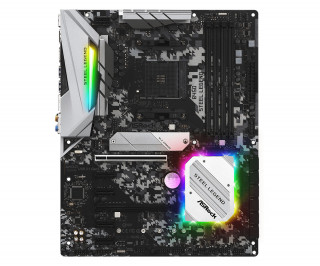 ASRock B450 STEEL LEGEND AMD B450 SocketAM4 ATX alaplap PC