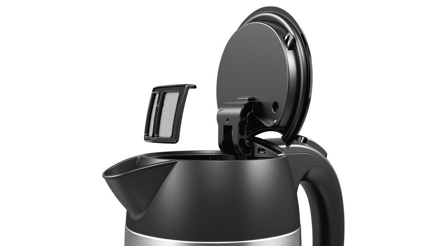 Bosch TWK3P420 DesignLine ezüst fekete vízforraló Otthon