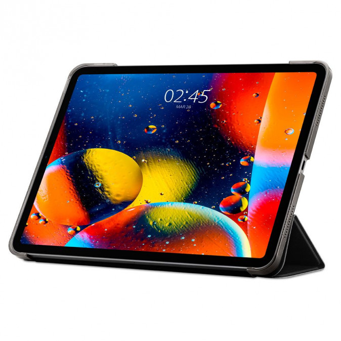 Spigen Smart Fold Apple iPad Pro 12.9" (2020) oldalra nyíló tok, fekete Mobil