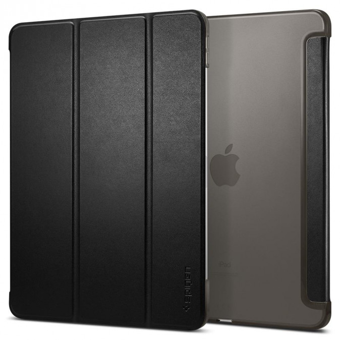 Spigen Smart Fold Apple iPad Pro 12.9" (2020) oldalra nyíló tok, fekete Mobil