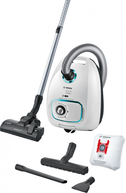 Bosch BGLS4HYG2 Serie4 ProHygienic fehér porzsákos porszívó Otthon