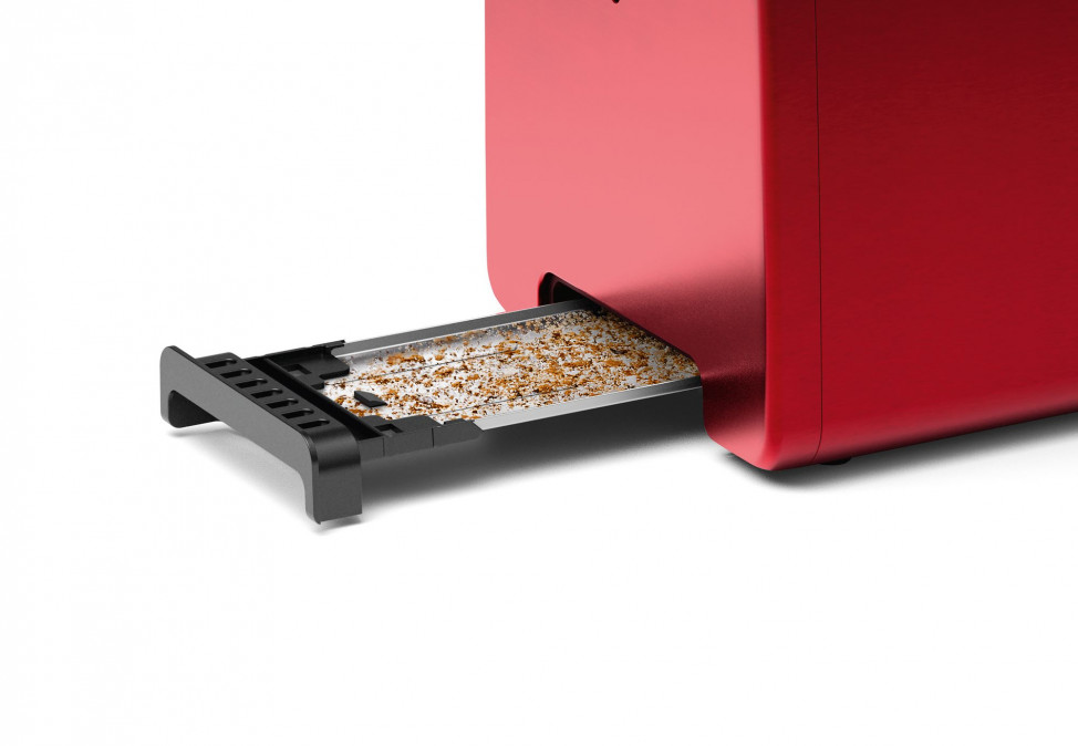 Bosch TAT3P424 DesignLine piros-fekete kenyérpirító Otthon