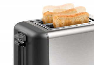 Bosch TAT3P420 DesignLine ezüst-fekete kenyérpirító Otthon