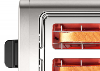 Bosch TAT3P420 DesignLine ezüst-fekete kenyérpirító Otthon