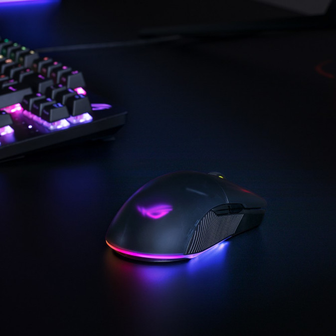 ASUS ROG Pugio II vezeték nélküli fekete gamer egér PC
