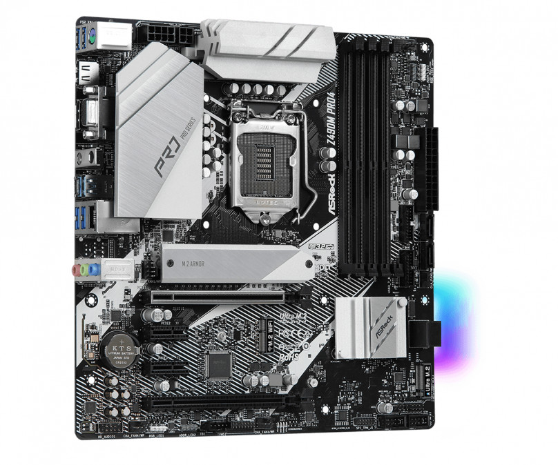 ASRock Z490M PRO4 Intel Z490 LGA1200 mATX alaplap PC