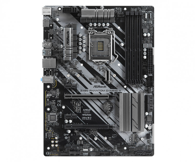 ASRock Z490 PHANTOM GAMING 4 Intel Z490 LGA1200 ATX alaplap PC