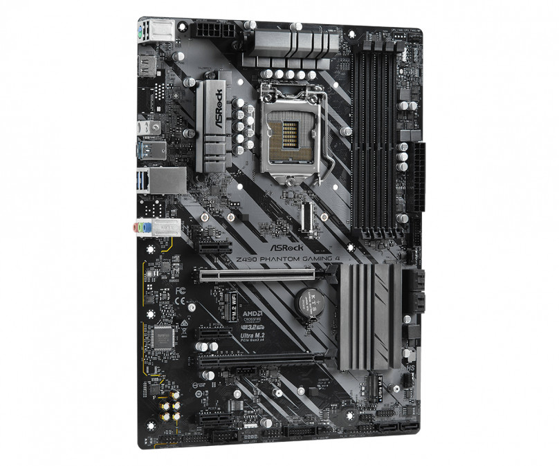 ASRock Z490 PHANTOM GAMING 4 Intel Z490 LGA1200 ATX alaplap PC