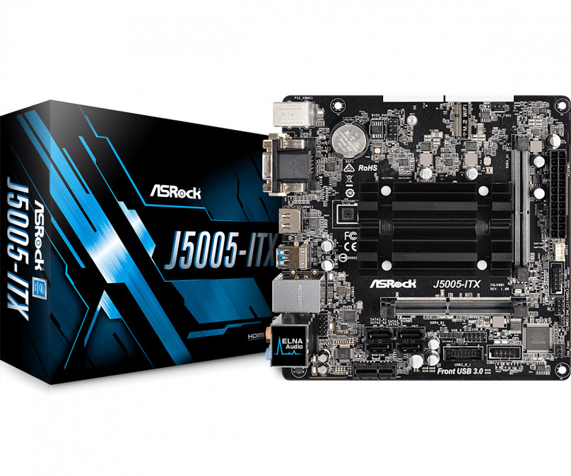 ASRock J5005-ITX Intel J5005 mini-ITX alaplap PC