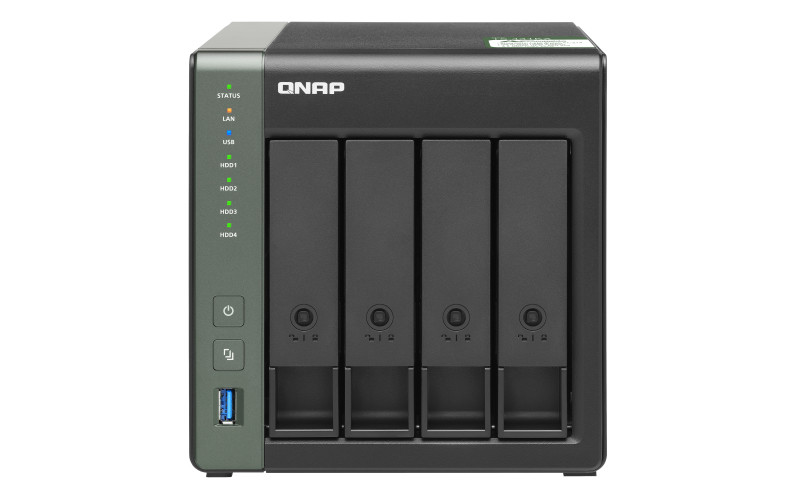 4-Bay NAS, Annapurna Labs AL214 Quad core 1.7GHz, 2GB DDR3L SODIMM RAM (max 8GB PC