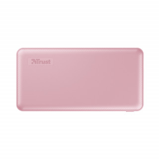 Trust Akkubank - Primo Compact Powerbank (15000mAh; 15W USB-C + 12W 2xUSB; rózsaszín) Mobil