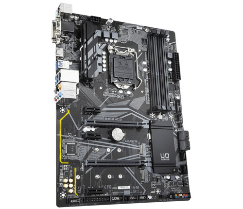 Gigabyte Alaplap - Intel B460 HD3 s1200 (B460, 4xDDR4 2933MHz, 6xSATA3, RAID, 2xM.2, 6xUSB2.0, 6xUSB3.2) PC