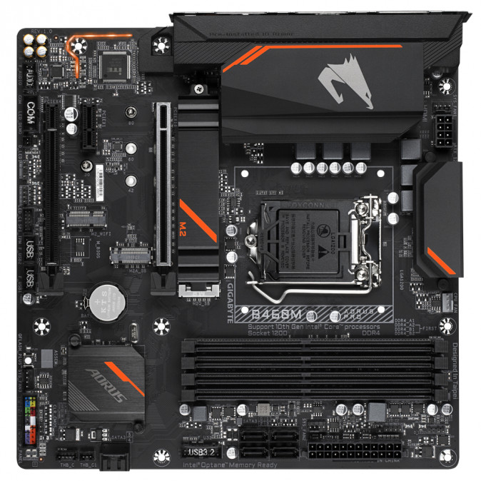 Gigabyte Alaplap - Intel B460M AORUS PRO s1200 (B460, 4xDDR4 2933MHz, 6xSATA3, RAID, 2xM.2, 6xUSB2.0, 6xUSB3.2) PC