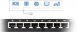 Asus GX-U1081 8x10/100/1000 Mbps gigabit fém házas switch thumbnail