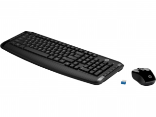 HP Wireless Keyboard & Mouse 300 ALL PC