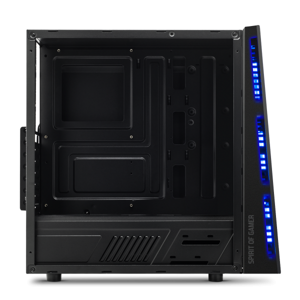 Spirit Of Gamer Deathmatch V RGB (Ablakos) - Fekete/Kék PC