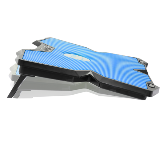 Spirit of Gamer Notebook Hűtőpad 17"-ig - AIRBLADE 500 Blue (25dB; max. 127,42 m3/h; 4x12cm, LED, 2xUSB2.0) PC