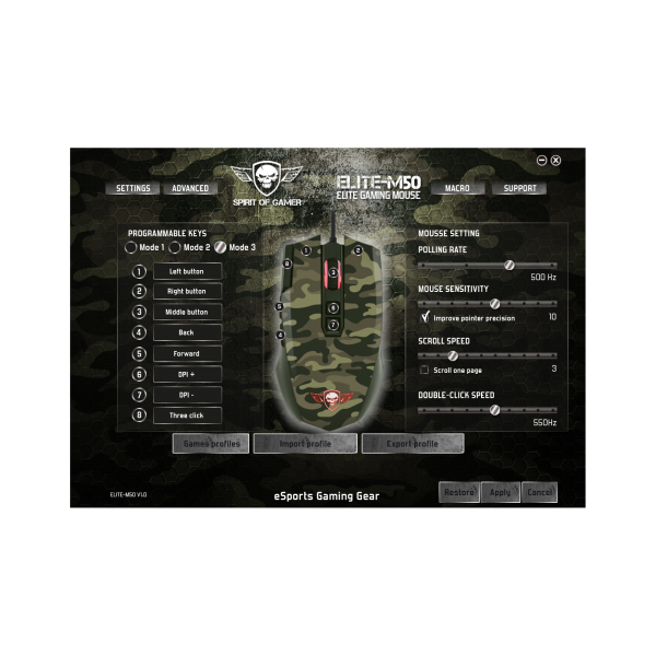 Spirit Of Gamer Elite M50 Army PC