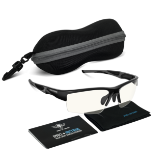 Spirit of Gamer Szemüveg - Retina Pro (Kékfény/UV szűrő, tükröződés mentes, modern dizájn, fekete) PC