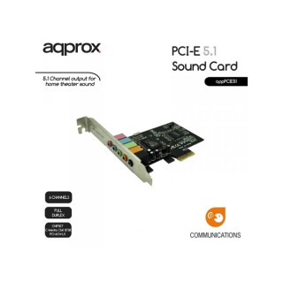 Approx APPPCIE51 PCI-E 5.1 SoundCard PC