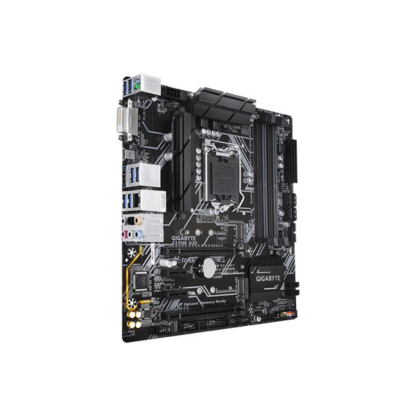 Gigabyte Alaplap - Intel GA-Z370M-D3H S1151 (Z370, 4xDDR4 4000MHz, 2xPCI-E,, 6xSATA3, RAID, 4xUSB2.0, 8xUSB3.1) PC