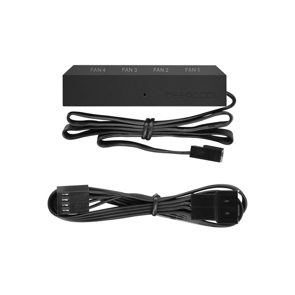 DeepCool FH-04 tápkábel elosztó Black PC