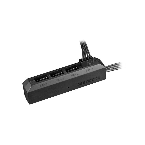 DeepCool FH-04 tápkábel elosztó Black PC